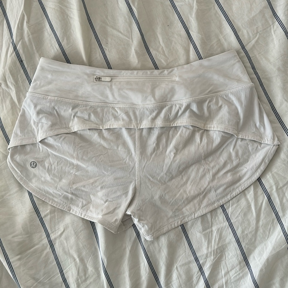 Speed up shorts white 2.5”